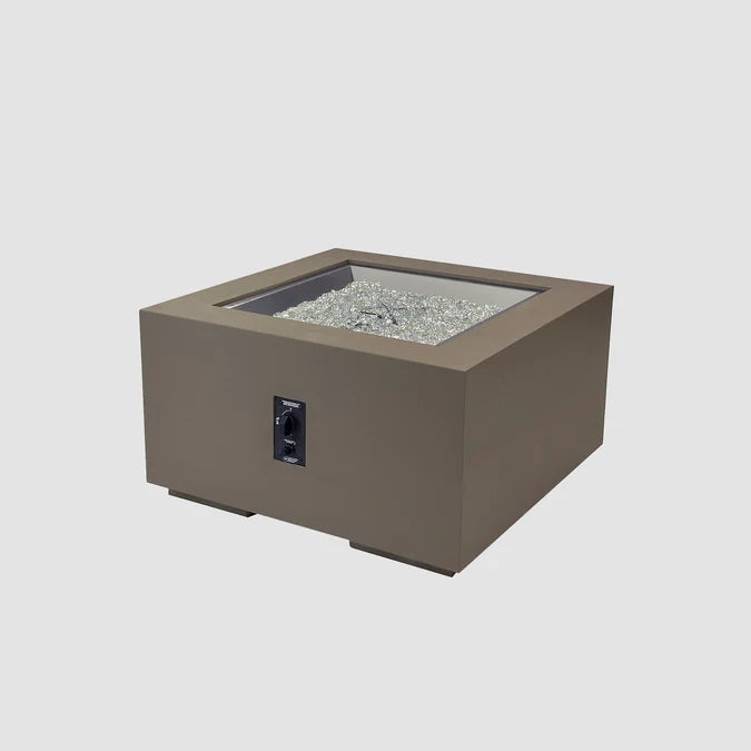 Outdoor GreatRoom Cove 42" Square Concrete Gas Fire Pit Table