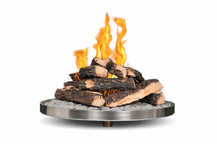 Oak Classic Gas Log Set – Realistic Fire Pit Logs (24"–48"+)