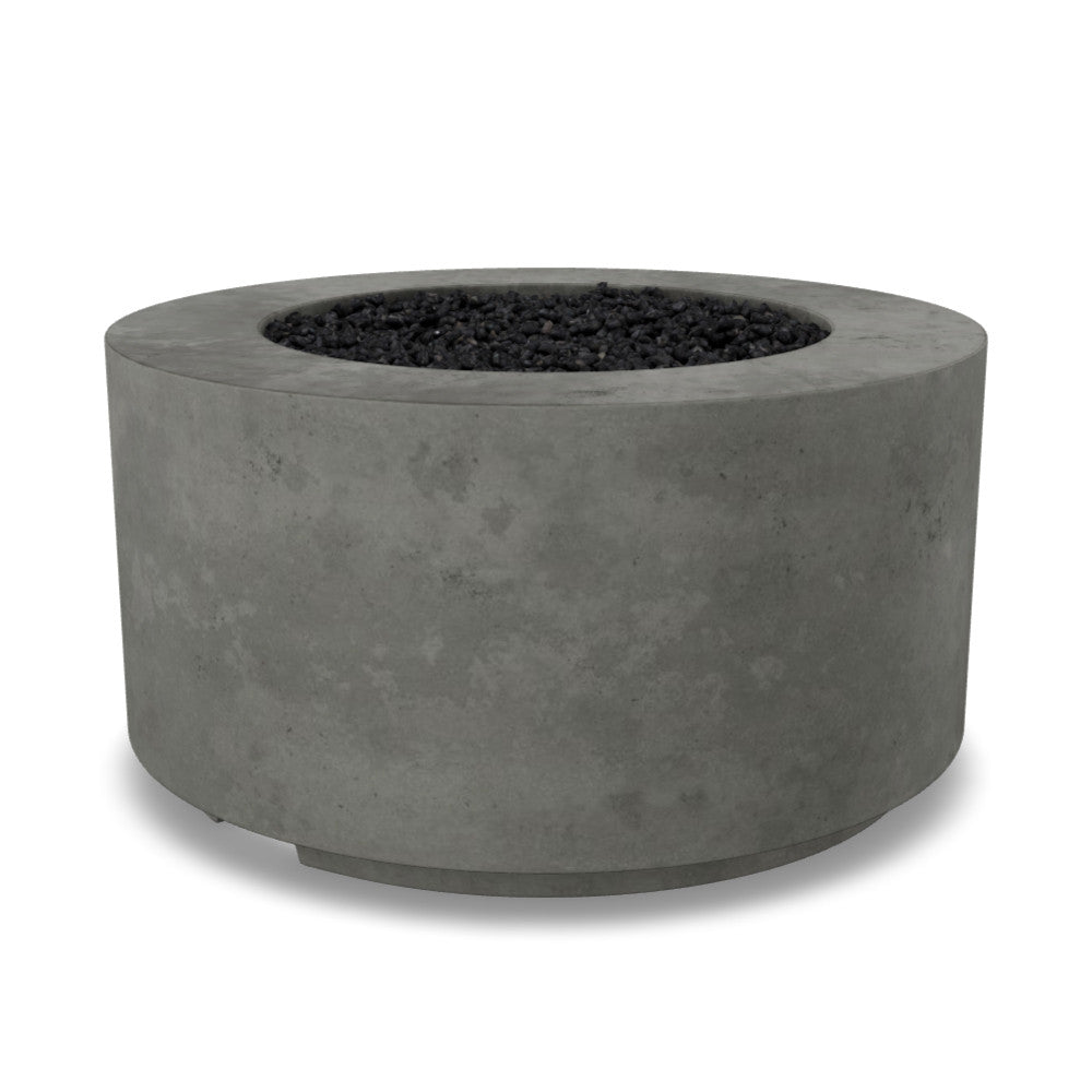 Cilindro 36" Round Fire Bowl – Handcrafted Patina Finish (Propane or Natural Gas)