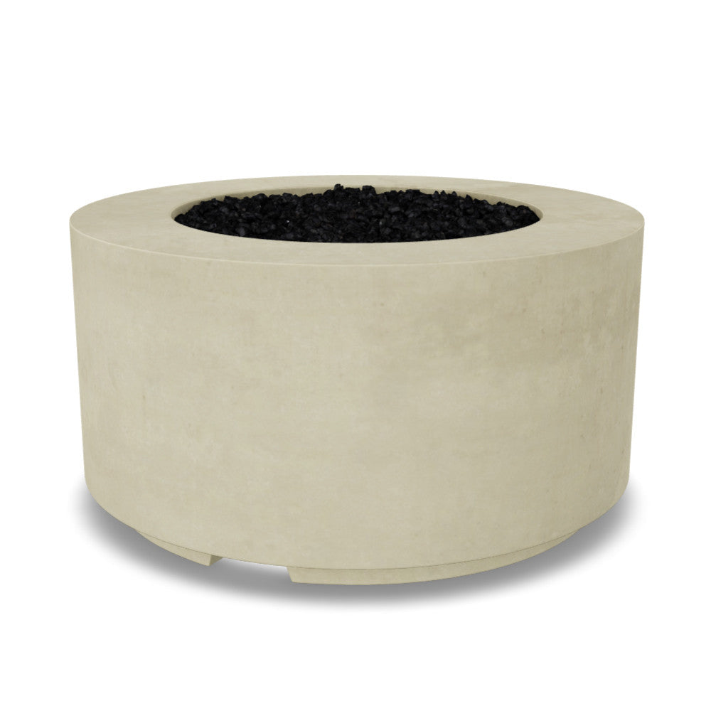 Cilindro 36" Round Fire Bowl – Handcrafted Patina Finish (Propane or Natural Gas)