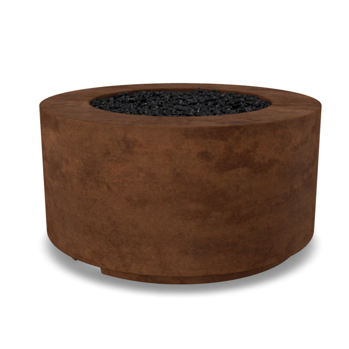 Cilindro 36" Round Fire Bowl – Handcrafted Patina Finish (Propane or Natural Gas)