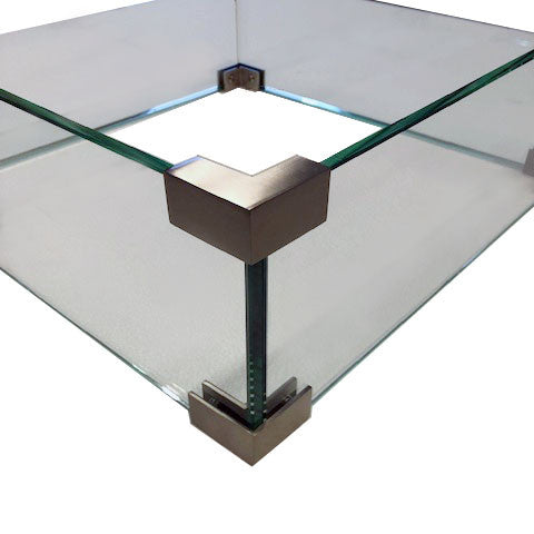 Set of (4) 1/2" Sleeve Over Glass Windscreen Clamps