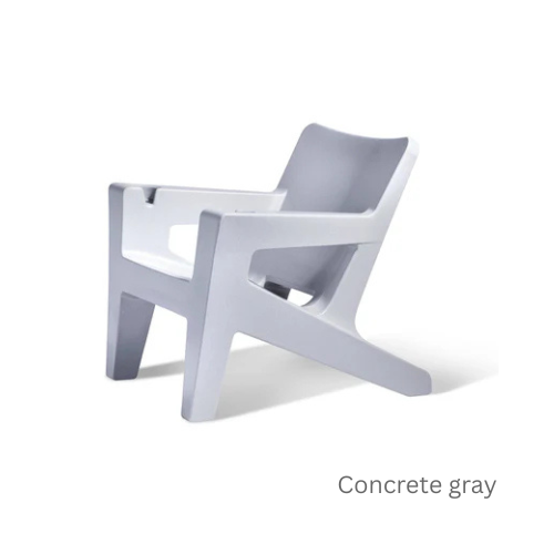 Bask Lounge Chair – Modern Resin Adirondack In-Pool Ledge Chair for Tanning Ledges, Baja Shelves & Outdoor Lounging