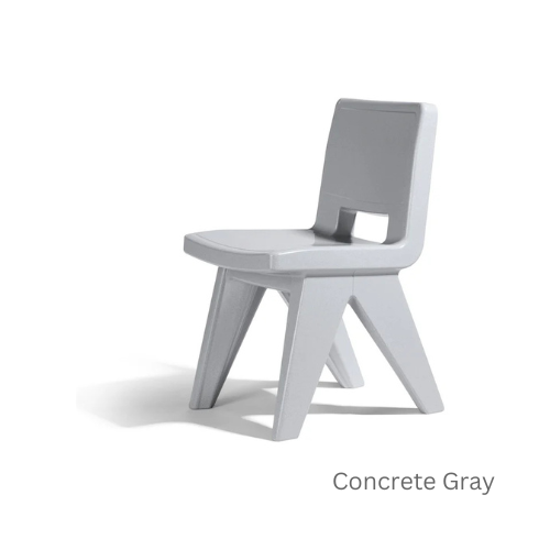 Fresco Dining Chair - Modern Outdoor Dining Chair in Marine-Grade Polyethylene for Patio, Deck & Garden