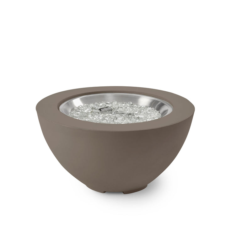 Cove 29" Bowl Gas Fire Pit in Natural Grey