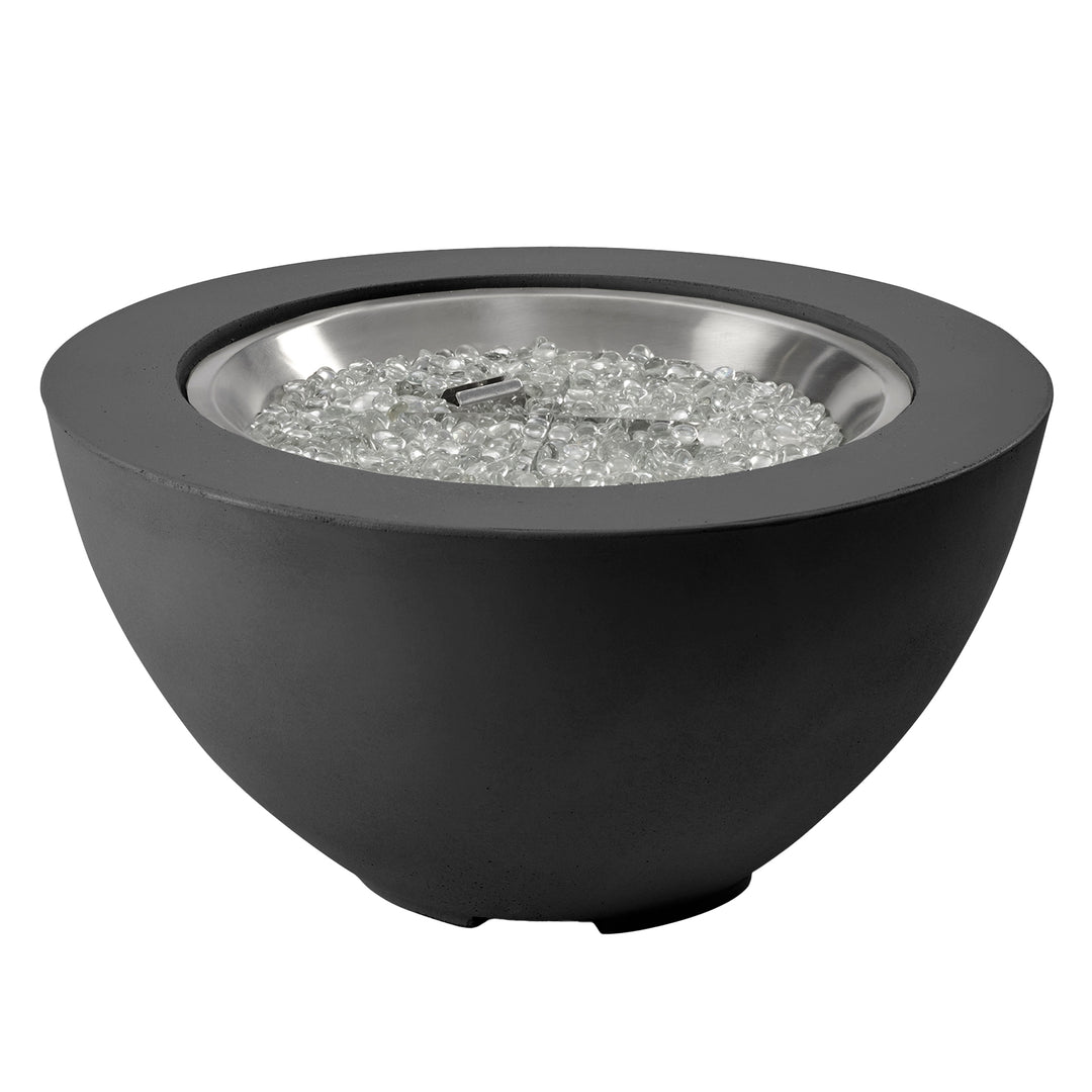 Cove 29" Bowl Gas Fire Pit in Natural Grey
