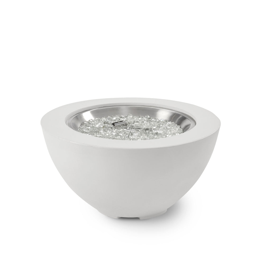 Cove 29" Bowl Gas Fire Pit in Natural Grey