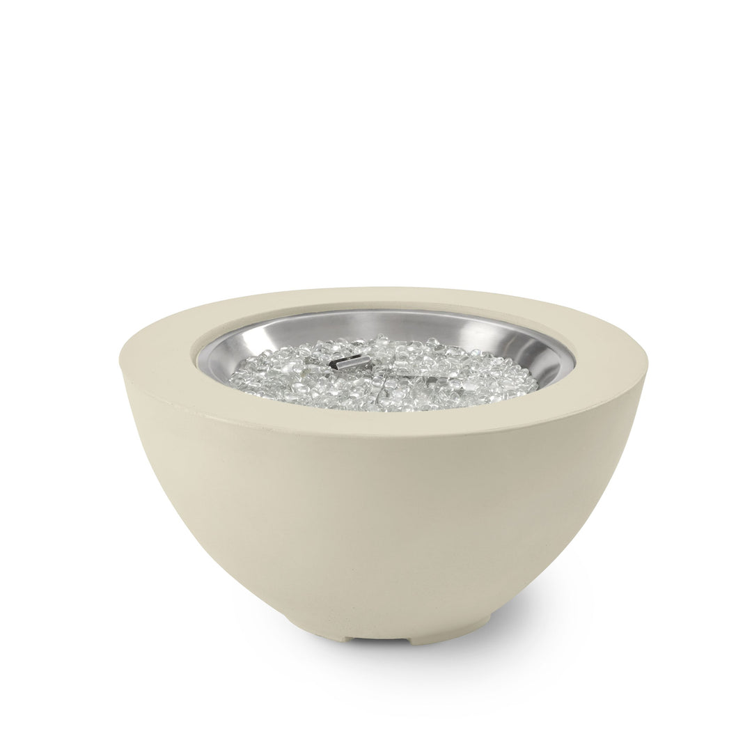 Cove 29" Bowl Gas Fire Pit in Natural Grey