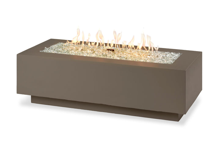 Cove 54" Linear Gas Fire Table in Earth Stone