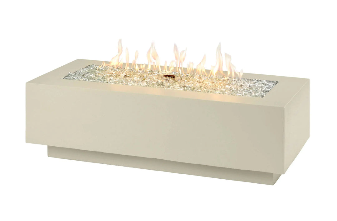 Cove 54" Linear Gas Fire Table in Linen
