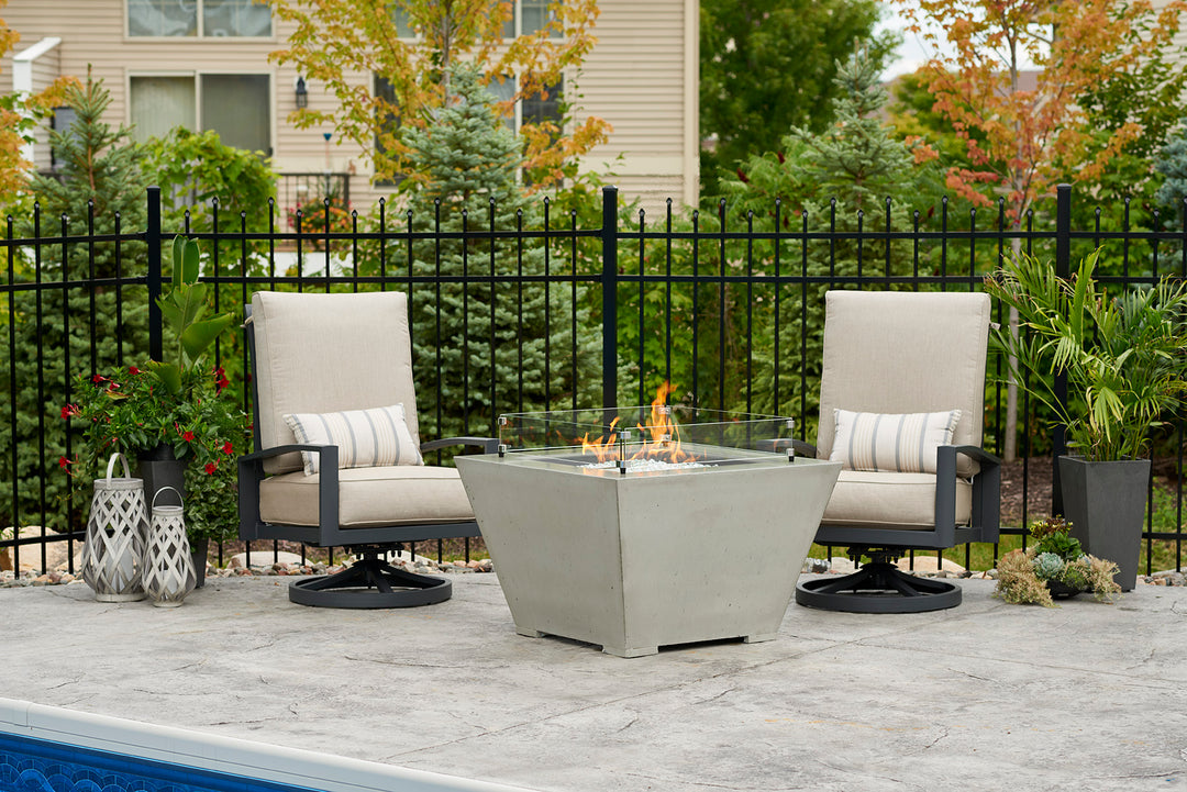 Cove 38" Trapezoid Gas Fire Pit