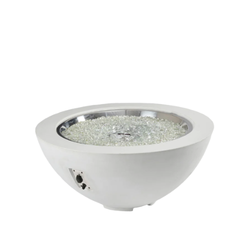 Outdoor Greatroom - White Cove 42" Round Gas Fire Pit Bowl