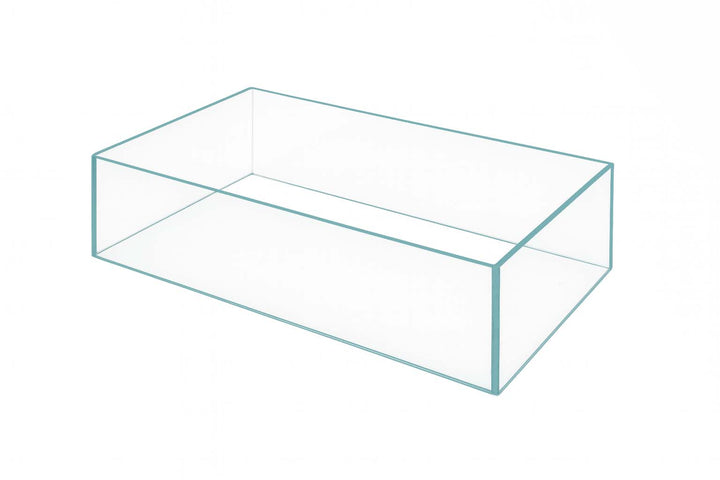COOKE Custom 3/8"  Bonded Starphire Ultra-Clear Glass Wind Screen For Any Fire Pit - Height: 6"