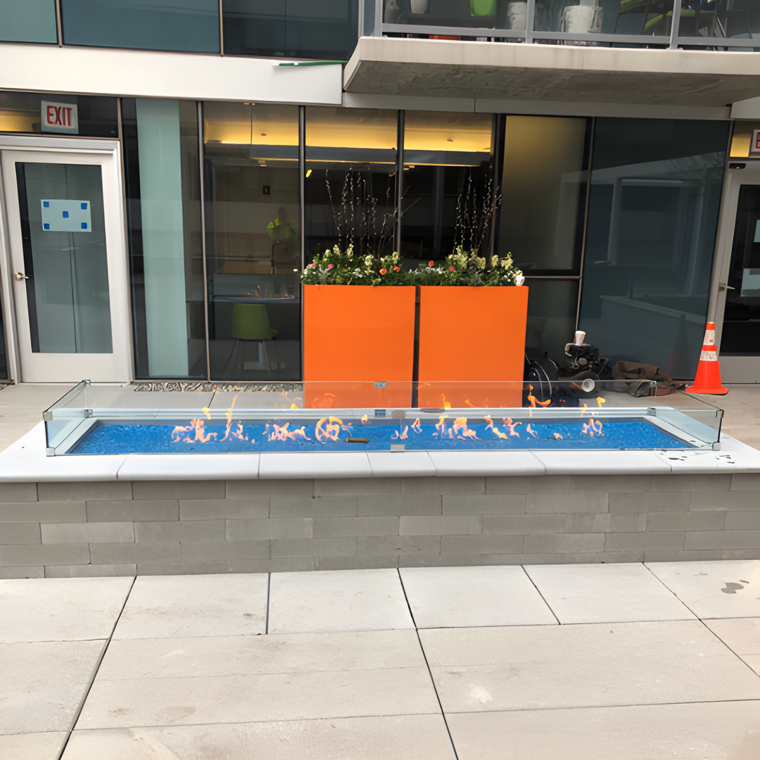 Custom Rectangle Glass Wind Guards