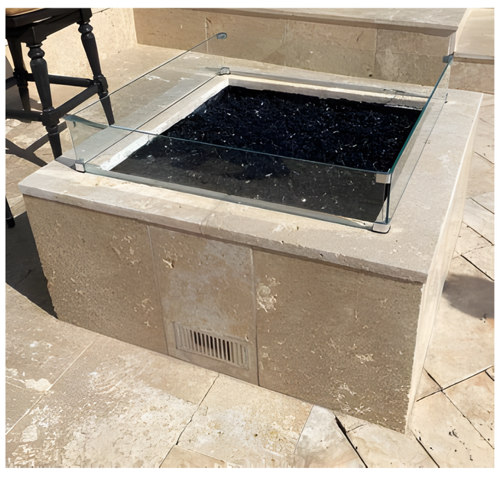 Custom Square Glass Wind Guard