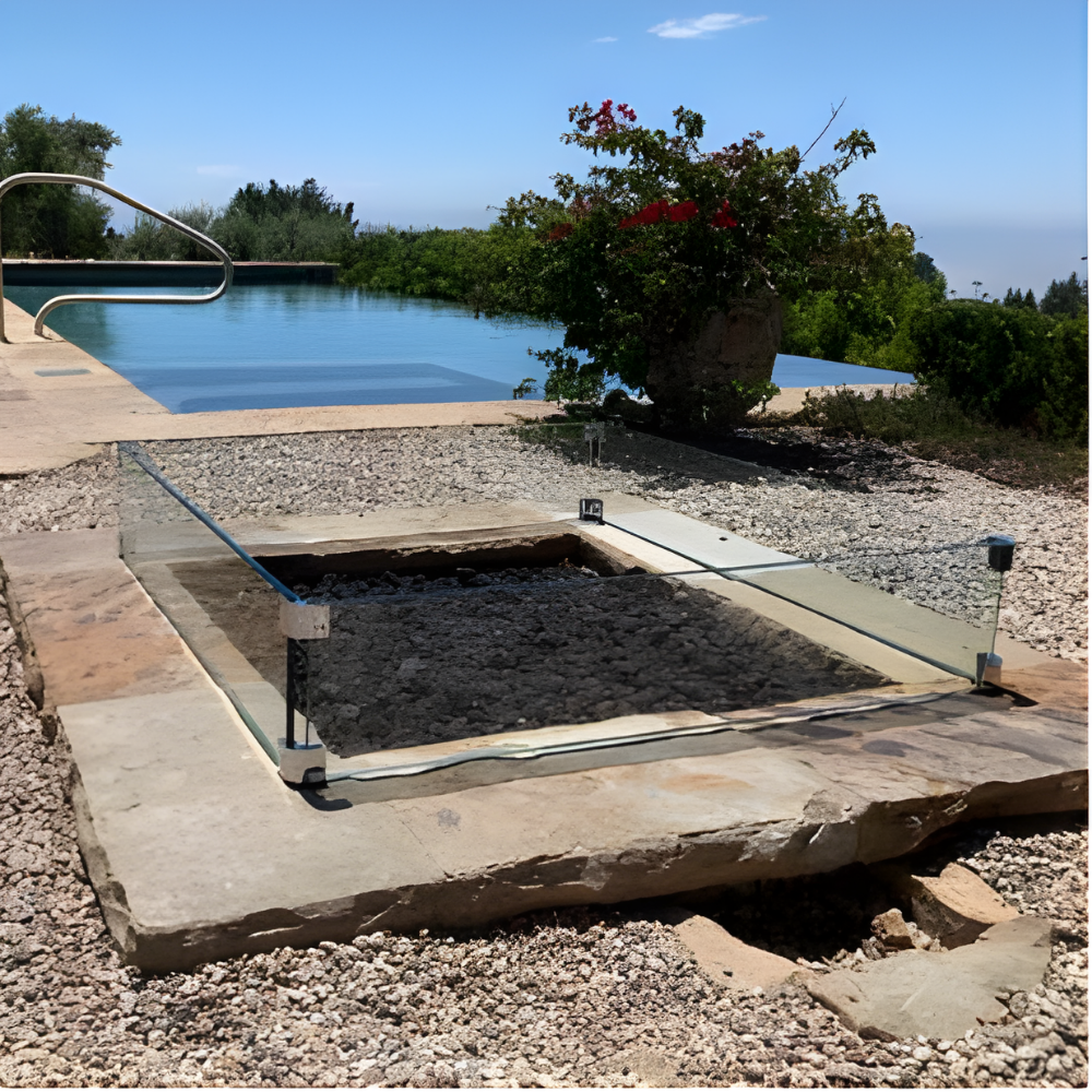 Custom Square Glass Wind Guard