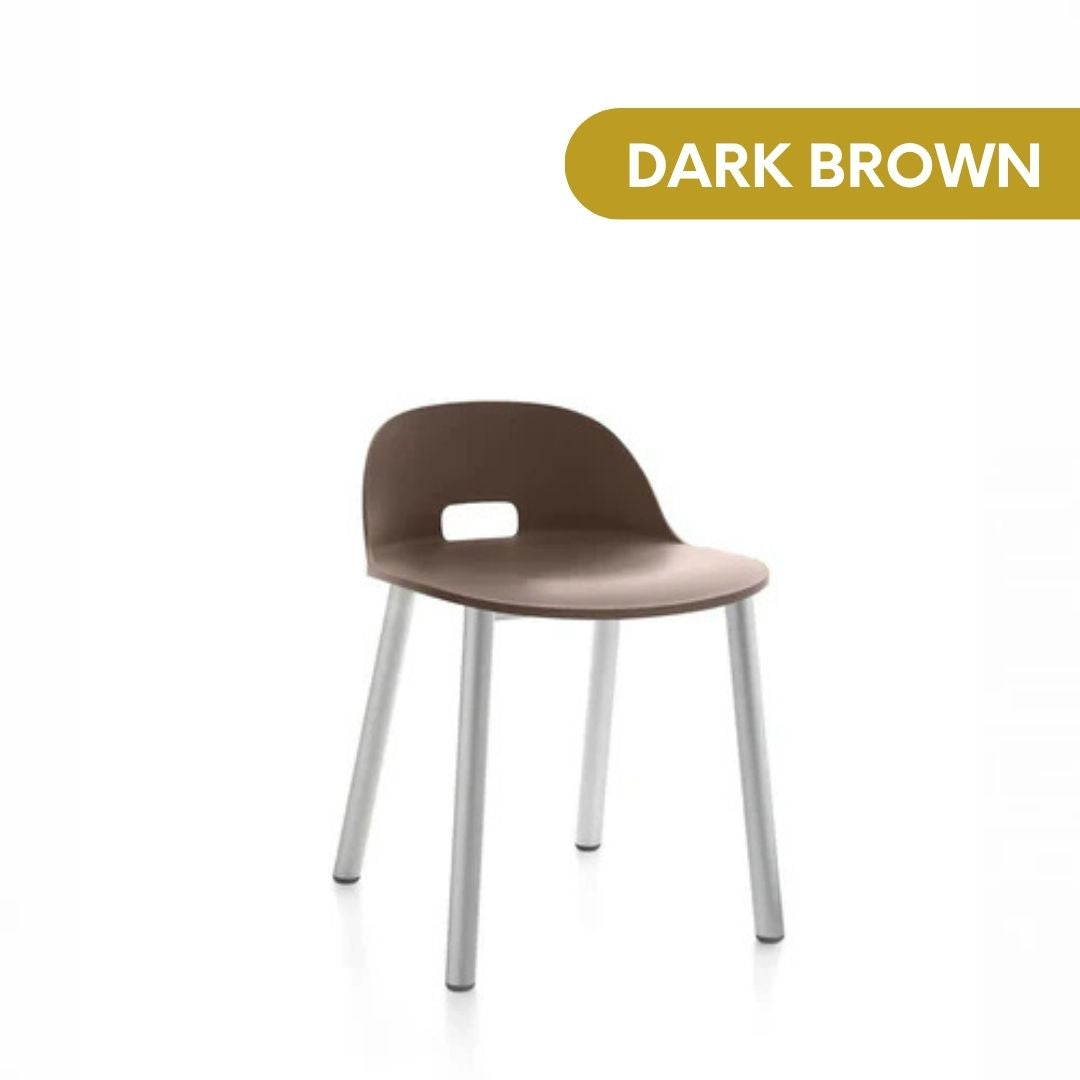 Emeco Alfi® Aluminum Low Back Chair by Jasper Morrison