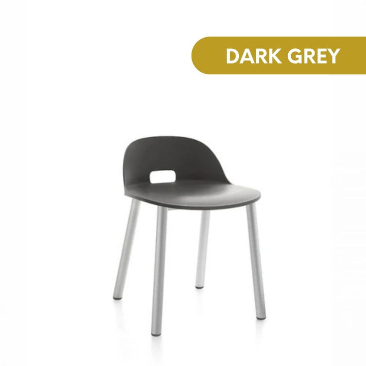 Emeco Alfi® Aluminum Low Back Chair by Jasper Morrison