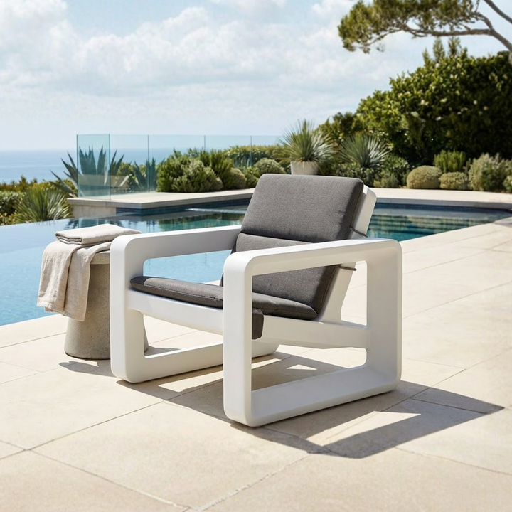 Deck Chair Cushion - Outdoor Seat & Back Cushion Set for Tupelo Deck Chair