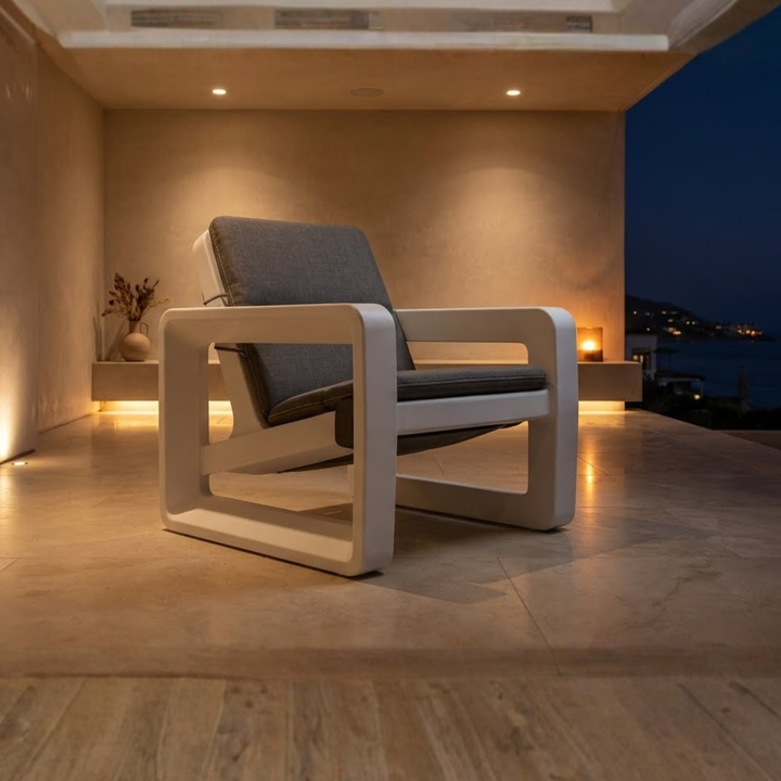Deck Chair Cushion - Outdoor Seat & Back Cushion Set for Tupelo Deck Chair