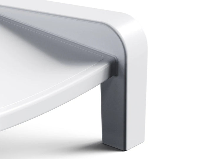 Deck Chaise Lounge – Modern In-Pool Chaise with Optional Sunbrella® Cushion, Pillow & 2" Risers