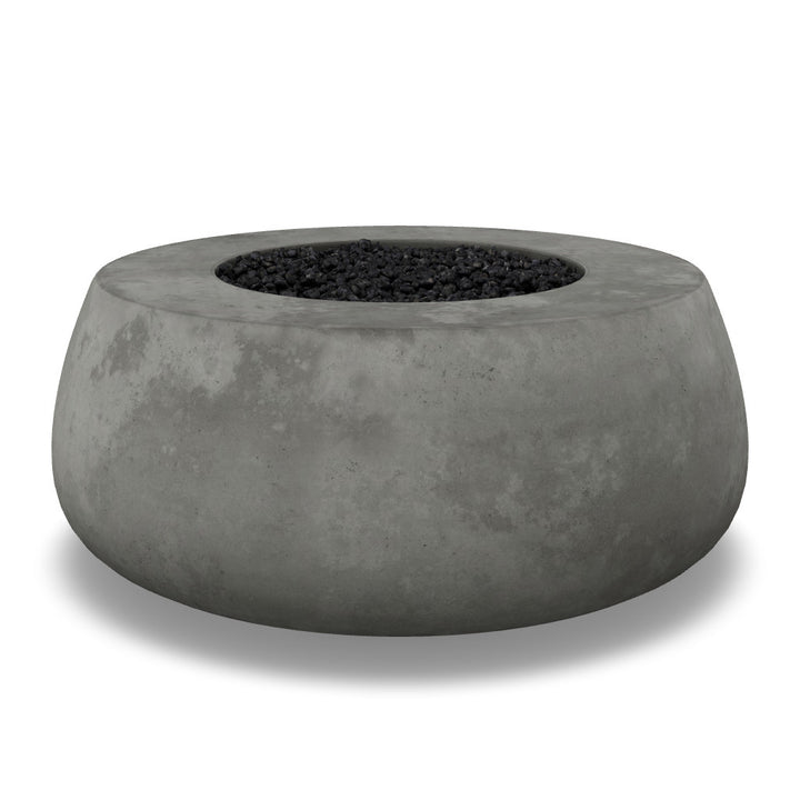 Dune Fire Bowl – 42" Round Lightweight Concrete Gas Fire Pit (65,000 BTUs, Propane/Natural Gas)
