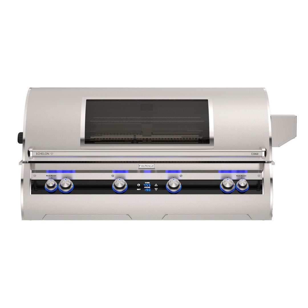 Fire Magic Echelon Diamond E1060I 50-Inch Built-In Propane Grill with Digital Thermometer & Magic View Window