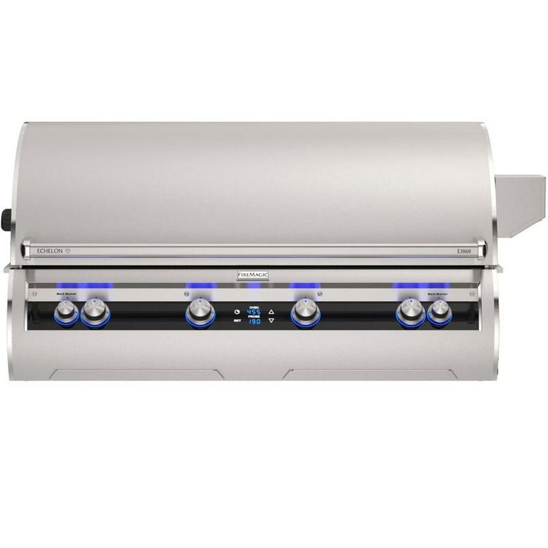 Fire Magic Echelon Diamond E1060I 50-Inch Built-In Natural Gas Grill with Infrared Burner & Digital Thermometer