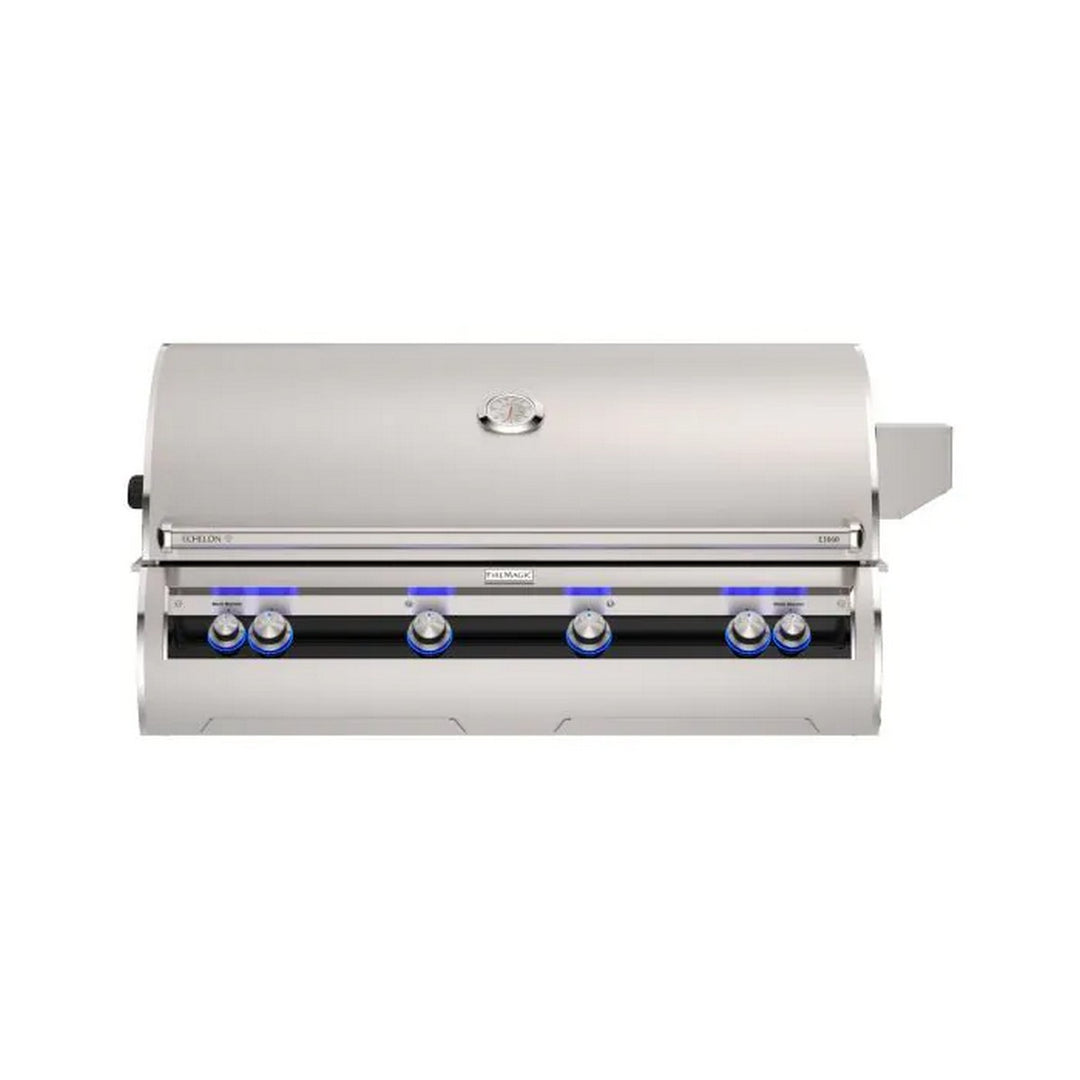 Fire Magic Echelon Diamond E1060I 50-Inch Built-In Propane Grill with Infrared Burner & Analog Thermometer