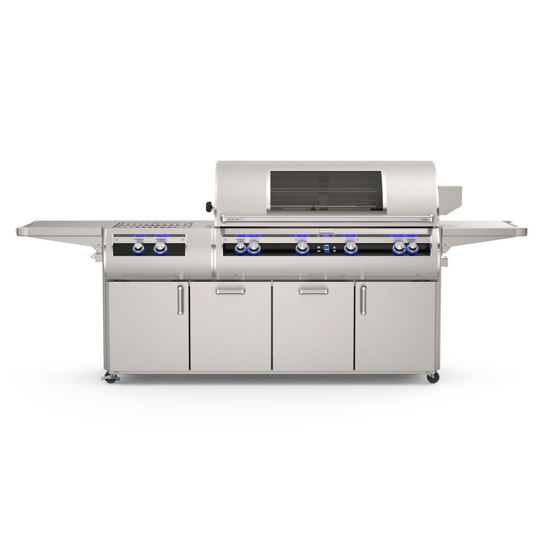 Fire Magic Echelon Diamond E1060S 48-Inch Freestanding Propane Grill with Power Burner, Magic View Window & Analog Thermometer