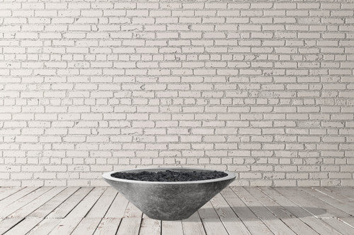 Embarcadero 48" Round Concrete Fire Bowl – 65,000 BTU Outdoor Gas Fire Pit