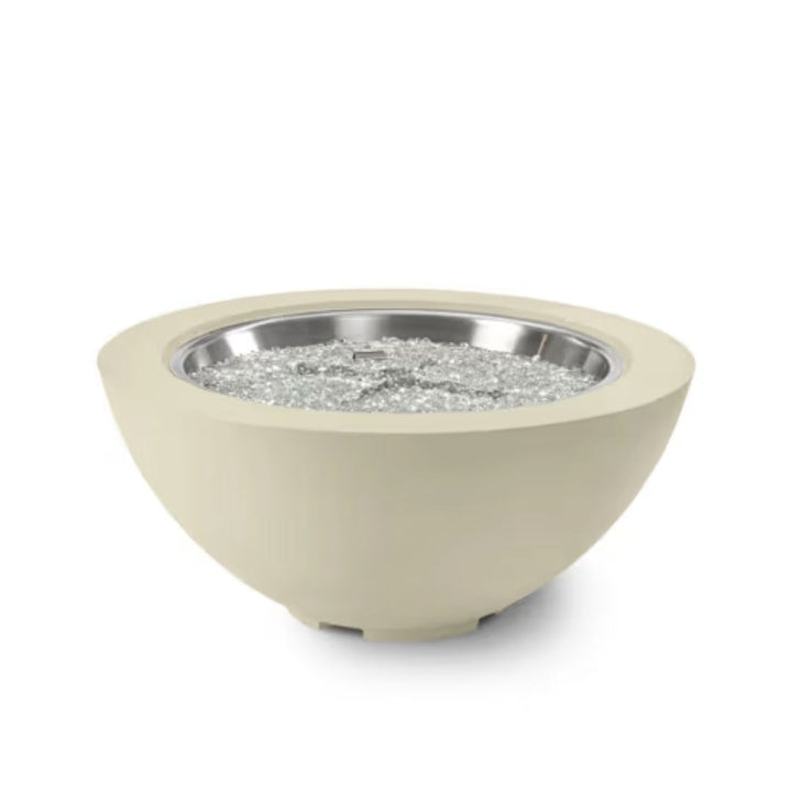 Cove 42" Bowl Gas Fire PIt in Linen