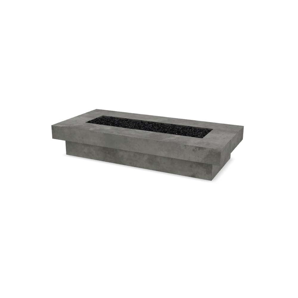 Elevate Fire Table 80″ – Rectangular Hand-Crafted Concrete Gas Fire Pit (65,000 BTUs, Propane/Natural Gas)