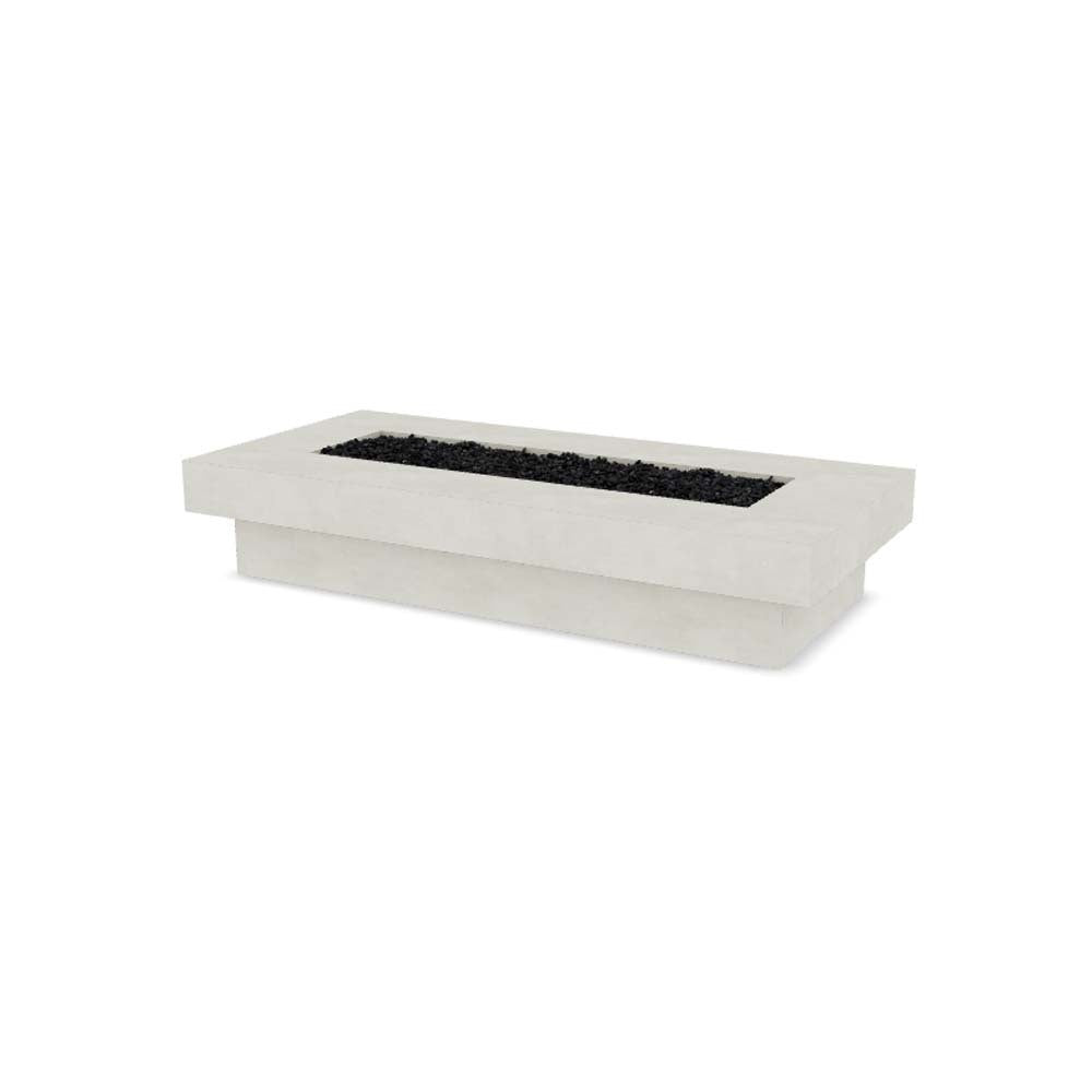 Elevate Fire Table 80″ – Rectangular Hand-Crafted Concrete Gas Fire Pit (65,000 BTUs, Propane/Natural Gas)