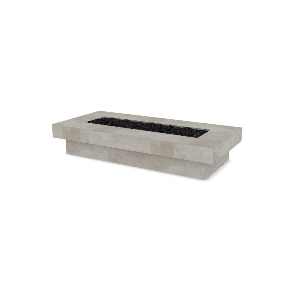 Elevate Fire Table 80″ – Rectangular Hand-Crafted Concrete Gas Fire Pit (65,000 BTUs, Propane/Natural Gas)