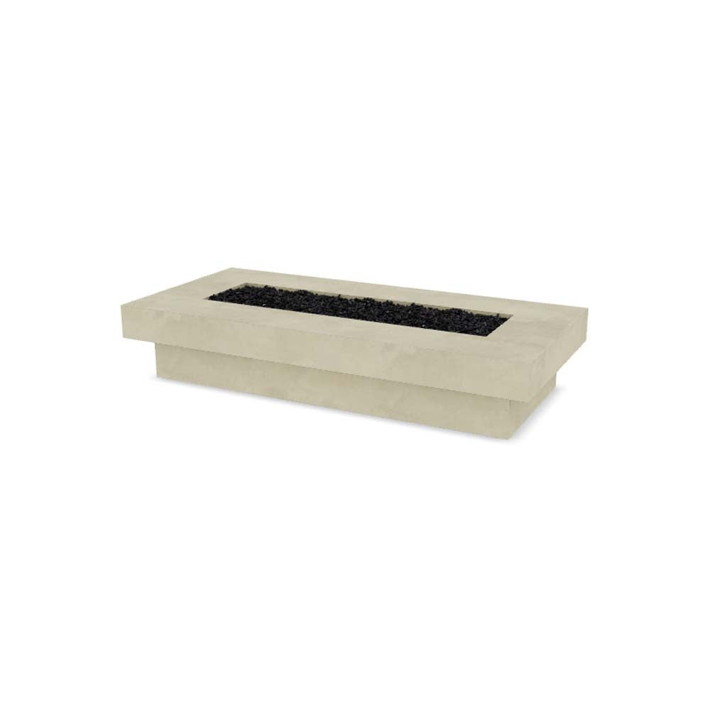 Elevate Fire Table 80″ – Rectangular Hand-Crafted Concrete Gas Fire Pit (65,000 BTUs, Propane/Natural Gas)