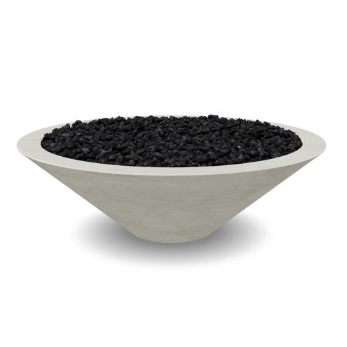 Embarcadero 48" Round Concrete Fire Bowl – 65,000 BTU Outdoor Gas Fire Pit