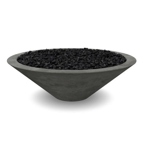 Embarcadero 48" Round Concrete Fire Bowl – 65,000 BTU Outdoor Gas Fire Pit