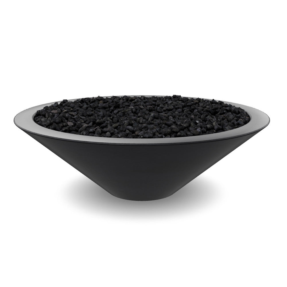 Embarcadero 48" Round Concrete Fire Bowl – 65,000 BTU Outdoor Gas Fire Pit