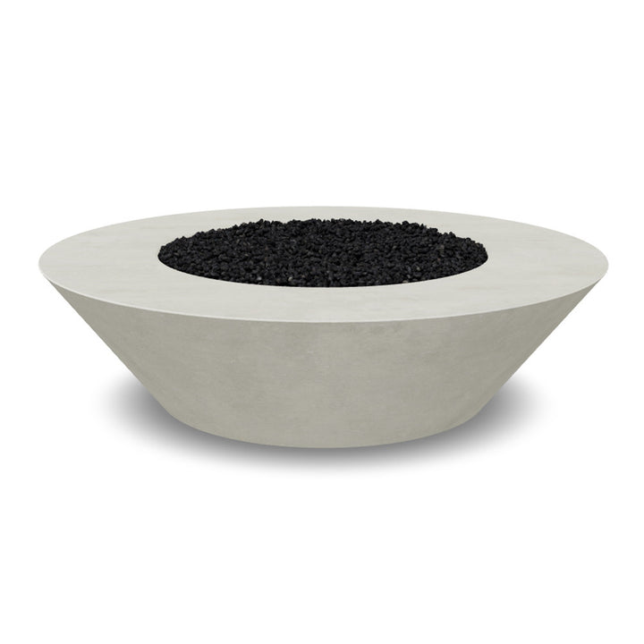 Embarcadero 60" Round Concrete Fire Bowl – Large Outdoor Gas Fire Pit (65,000–125,000 BTU)
