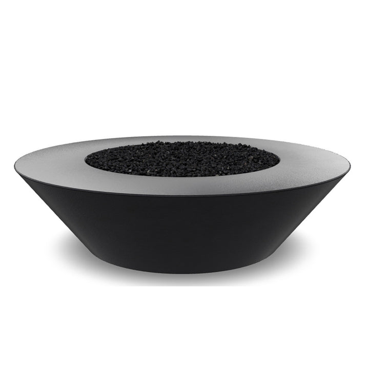 Embarcadero 60" Round Concrete Fire Bowl – Large Outdoor Gas Fire Pit (65,000–125,000 BTU)