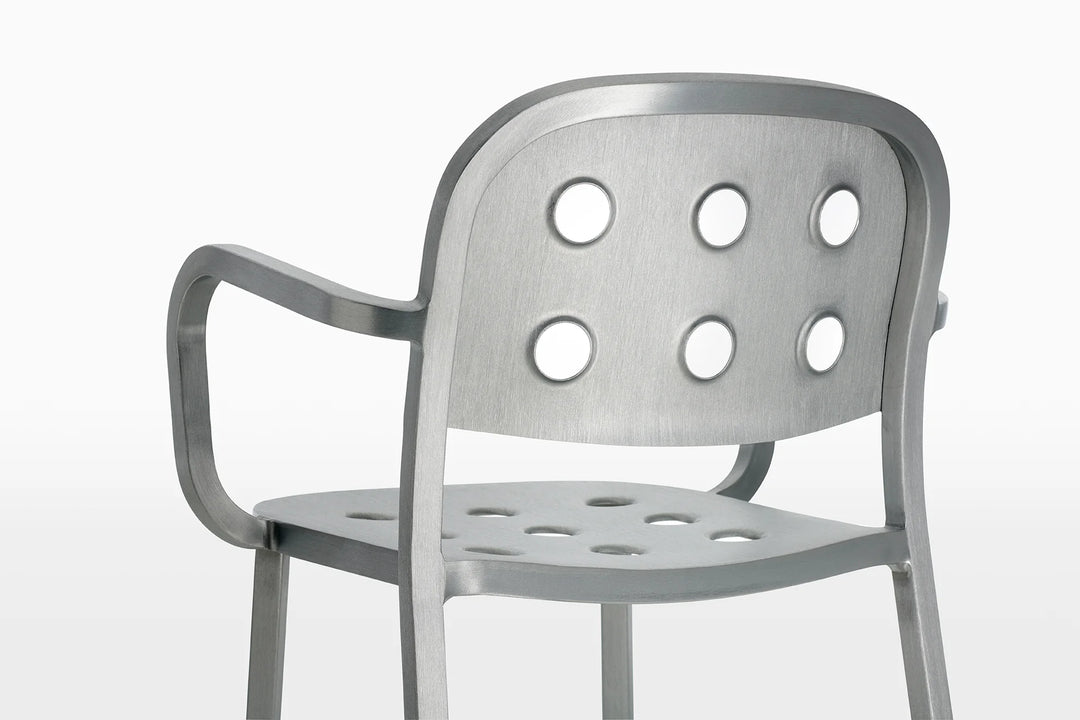 Emeco 1 Inch® All Aluminum Armchair by Jasper Morrison