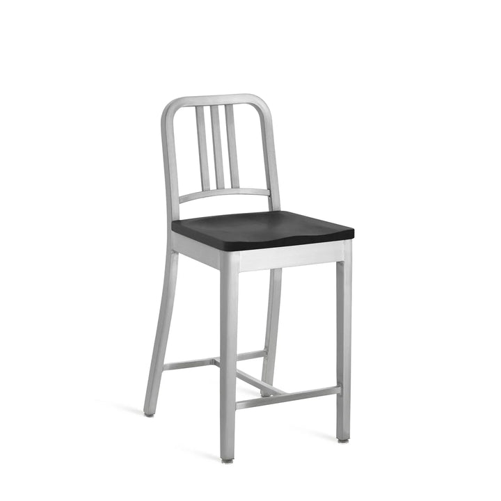 Emeco 1104 Navy Stool Hand Brushed