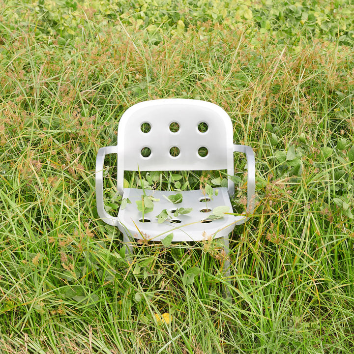Emeco 1 Inch® All Aluminum Armchair by Jasper Morrison