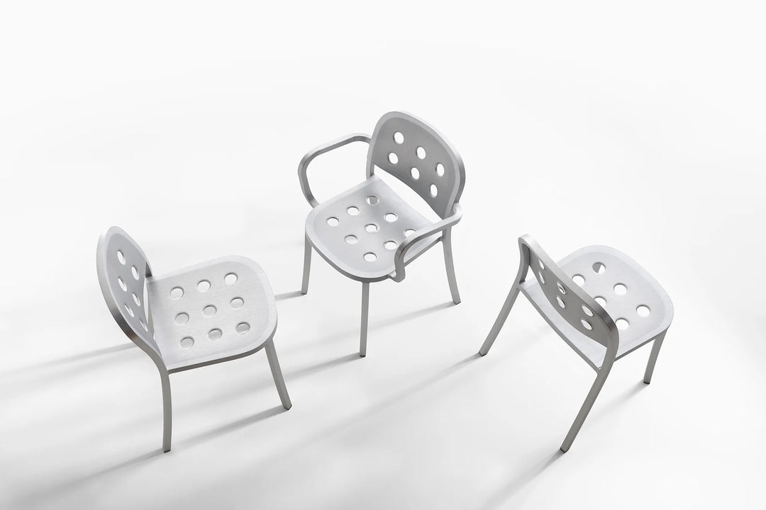 Emeco 1 Inch® All Aluminum Armchair by Jasper Morrison
