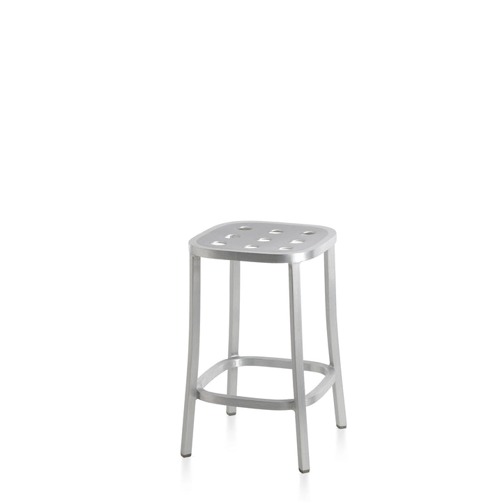 Emeco 1 Inch® All Aluminum Stool by Jasper Morrison