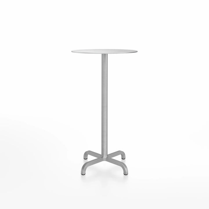 Emeco 20-06 Round Bar Table by Foster + Partners 24inches