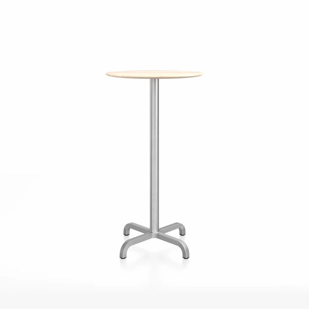 Emeco 20-06 Round Bar Table by Foster + Partners 24inches