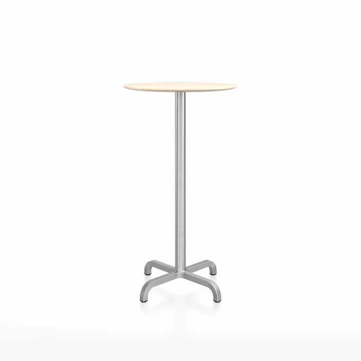 Emeco 20-06 Round Bar Table by Foster + Partners 24inches