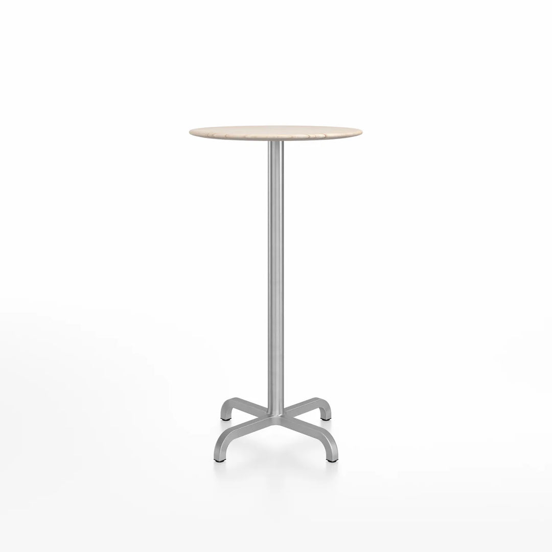 Emeco 20-06 Round Bar Table by Foster + Partners 24inches
